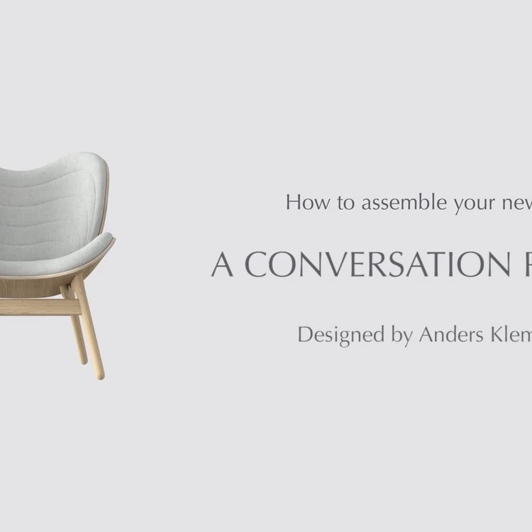 Низкое кресло Разговор, тёмные ножки A Conversation Piece Lounge Chair Low, Dark Oak